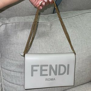 Fendi chain wallet purse